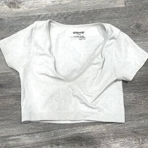 GARAGE cropped shirt